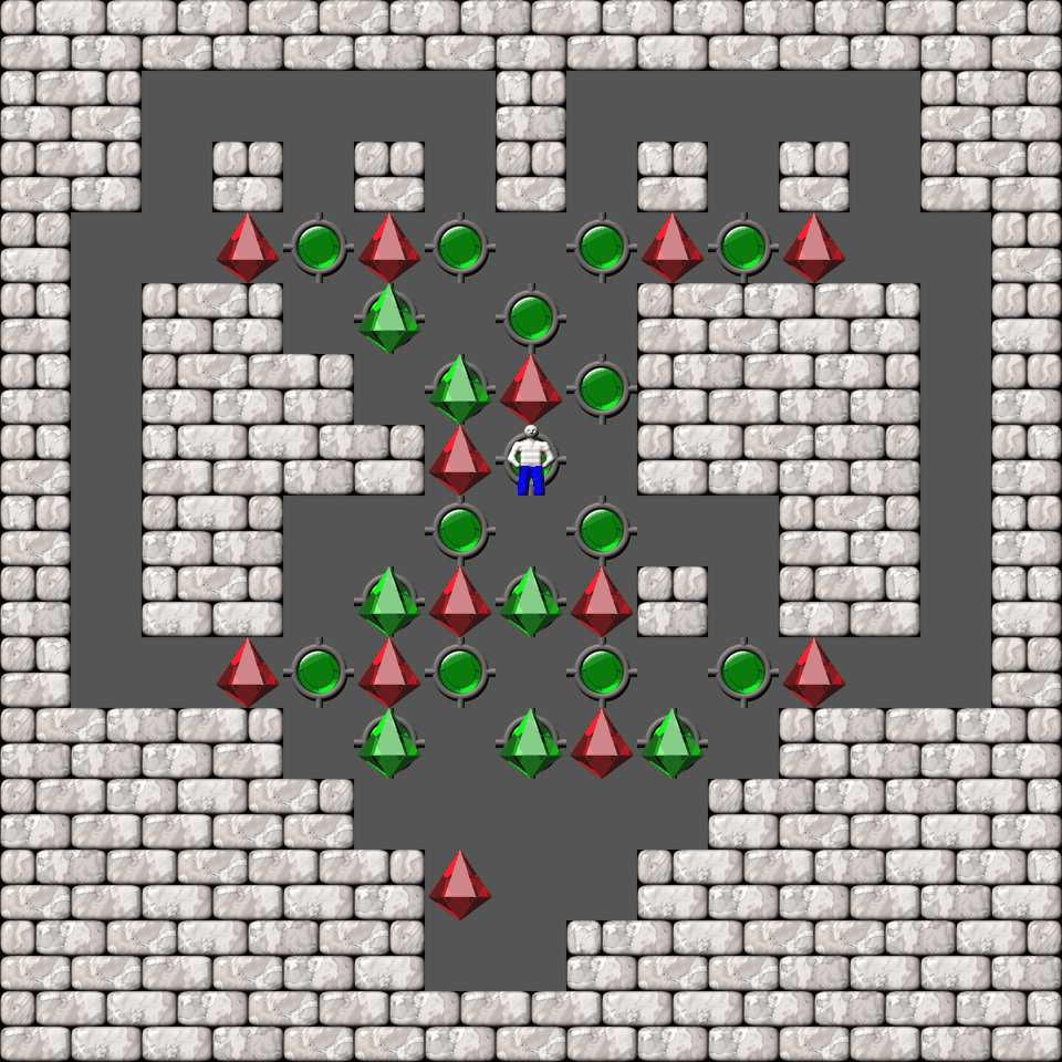 Сокобан More Bugs collections уровень 423